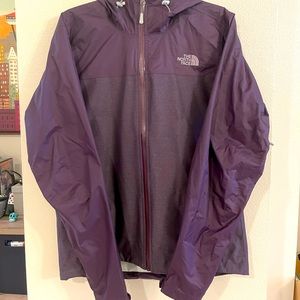 NEW The North Face purple DryVent rain jacket